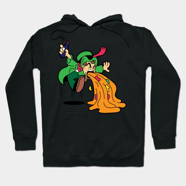 Not So Lucky Leprechaun Hoodie by SpacemanTees